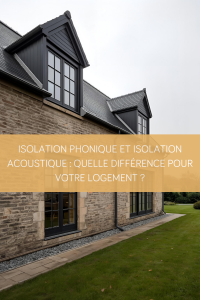 Exemple d’isolants pour réduire les bruits extérieurs