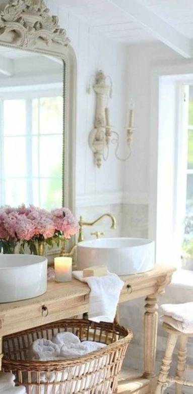 Salle de bains shabby chic