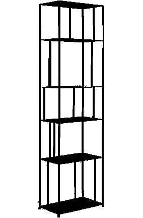 Bibliothèque métal et verre, La Redoute