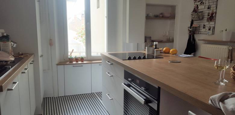 Modernisation de cuisine avec îlot central - Valence 26