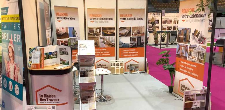 Présentation du stand La Maison Des Travaux au salon à Blois