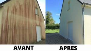 ravalement facade avant après