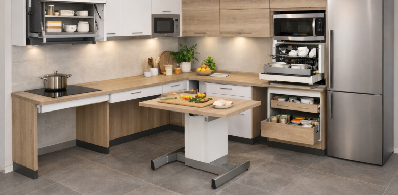 Cuisine accessible : un aménagement pensé pour aujourd’hui et pour demain