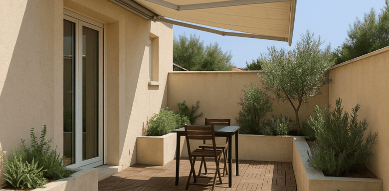 Aménagement de terrasse avec un petit budget - Valence 26