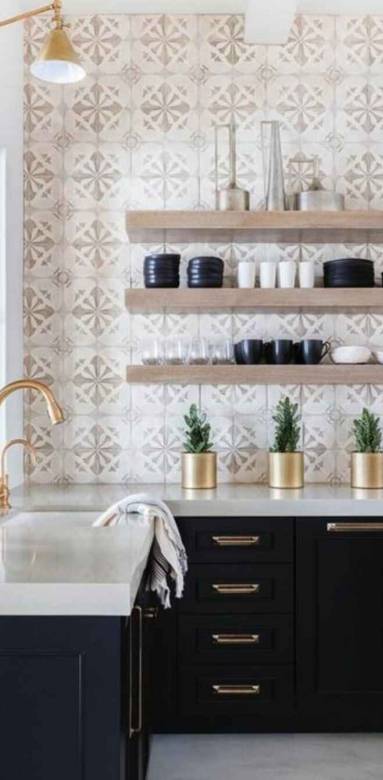 revêtement mural d'une cuisine