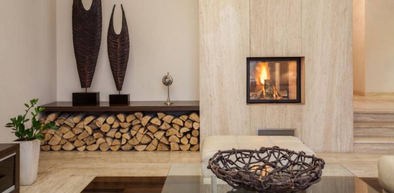 cheminée appartement avec foyer encastré