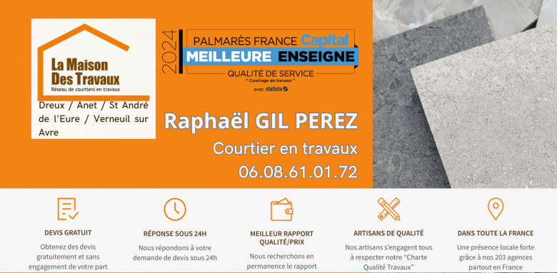 Avec La Maison des Travaux Dreux, bénéficiez d’un accompagnement complet et d’artisans qualifiés pour une rénovation sereine et réussie.