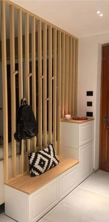 entrée appartement délimitée