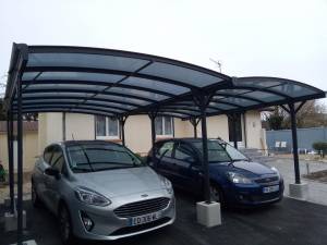 Carport aluminium double emplacement 