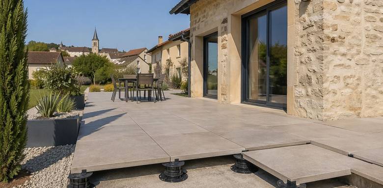 Création de terrasse sur plots réglables - Bourg-en-Bresse Ambérieu-en-Bugey Meximieux 01