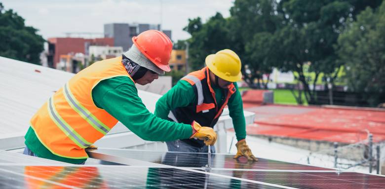 pose de panneaux photovoltaïques