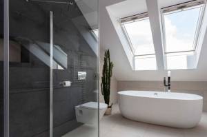 Salle de bain sous les combles
