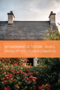 affaissement toiture maison morbihan