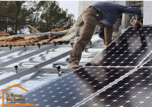 Installation de panneaux solaires