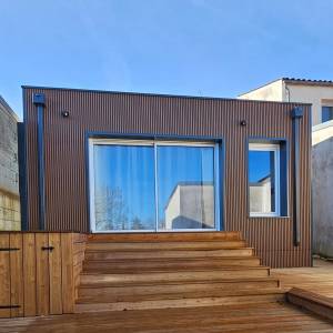 Extension Bois aspect naturel Bois