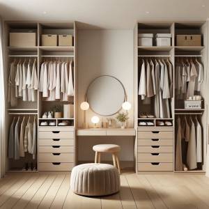 Créer un dressing dans une chambre de 12 m² à Paris 17 et 18 