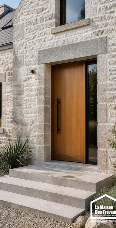 emplacement d’une porte d’entrée lors d’une rénovation à Vannes
