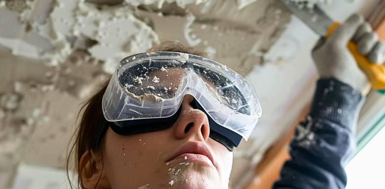 Comment réparer ou camoufler une fissure au plafond