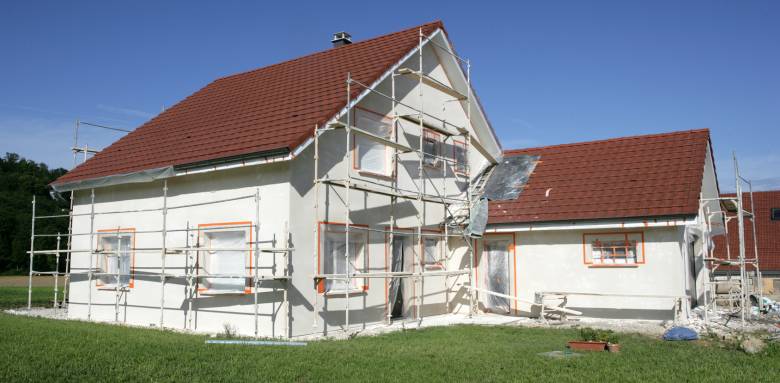 un ravalement de façade 