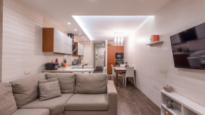Aménagement appartement en longueur