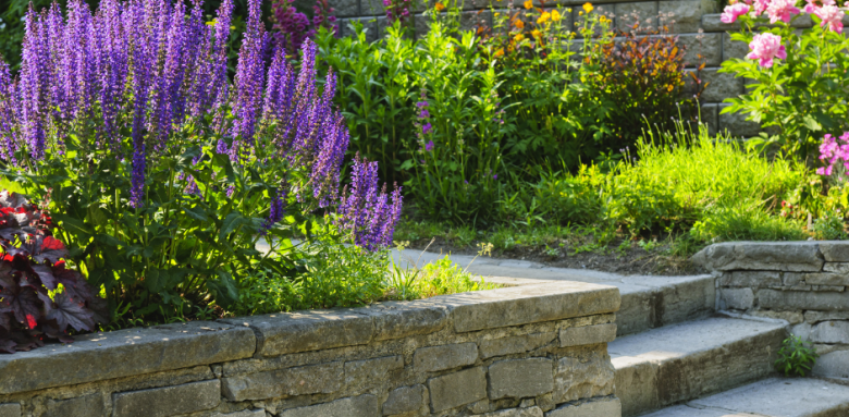 Aménagement de jardin en pente