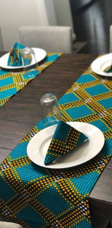 Chemin de table tendance wax