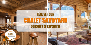 rénovation chalet savoyard, La Maison des Travaux Albertville, rénovation bois et pierre, chalets Savoie, isolation chalet