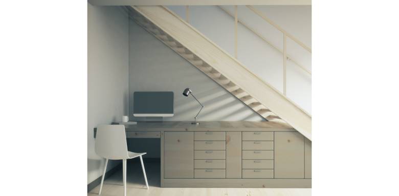 Comment utiliser l’espace sous un escalier autrement que pour du rangement ? - Le Rheu 35650