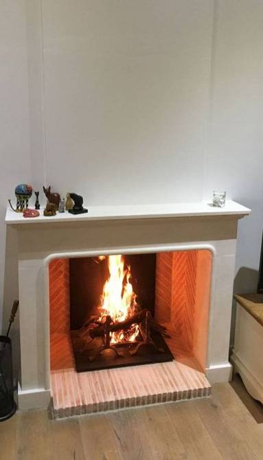 Cheminée à foyer ouvert classique - Arras 62