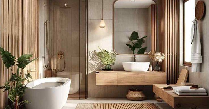 Salle de bain minimaliste à paris 17 18 