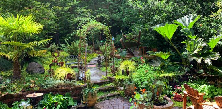 jardin en pente landerneau morlaix