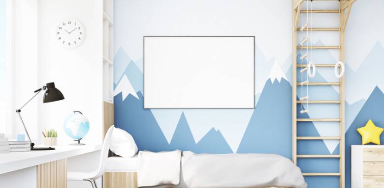 Habillage mural intérieur avec papier peint panoramique - Solliès-Toucas 83