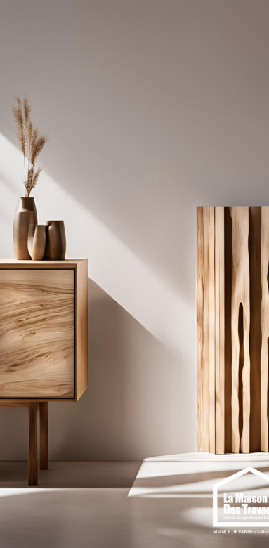 meuble bois clair decoration 2025