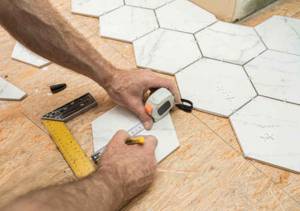Inspirations déco : le carrelage hexagonal ou nid d'abeille