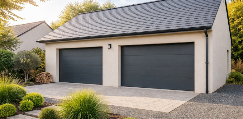 construction garage double extension maison tours nord