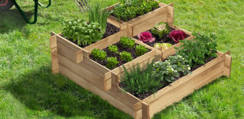 potager carré bois