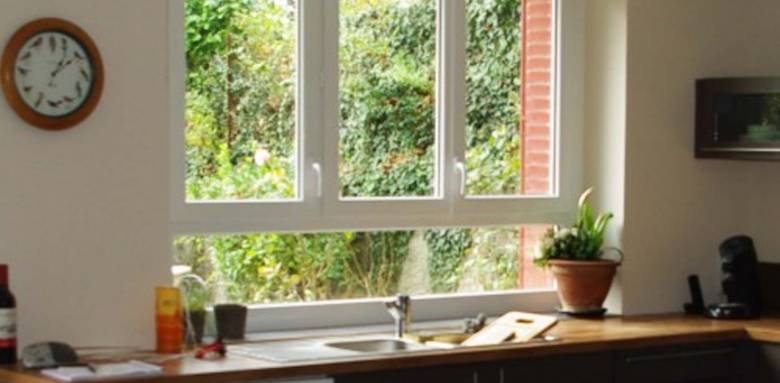 Fenêtre PVC cuisine coulissante