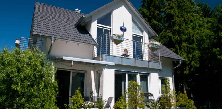 Balcon de maison rénové