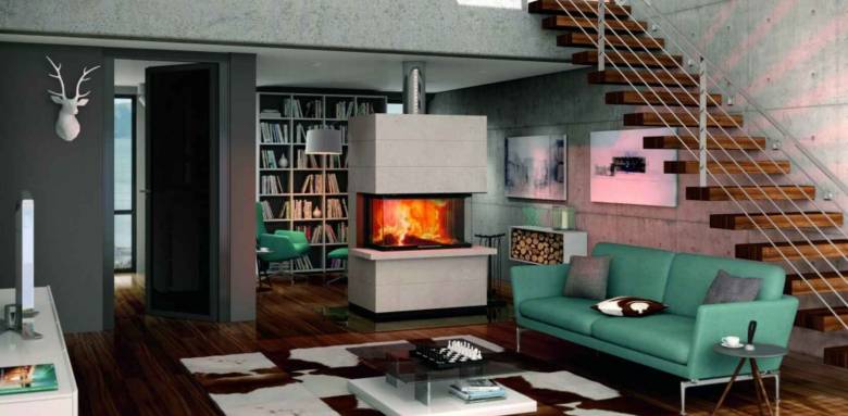 Cheminée à accumulation