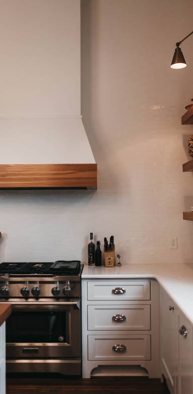 Une cuisine ancienne modernisée 