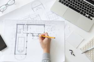 Plan d'une extension de maison à Boulogne-sur-Mer