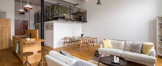 aménagement d'un loft