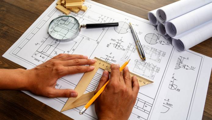 conception du plan de la maison