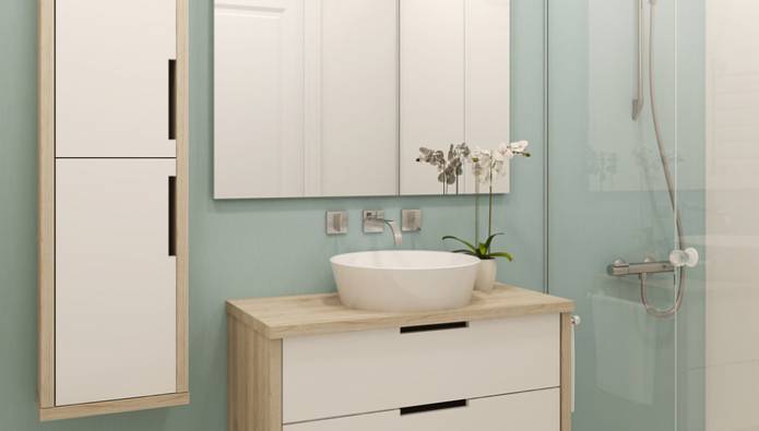 mobilier de rangement de sa salle de bain