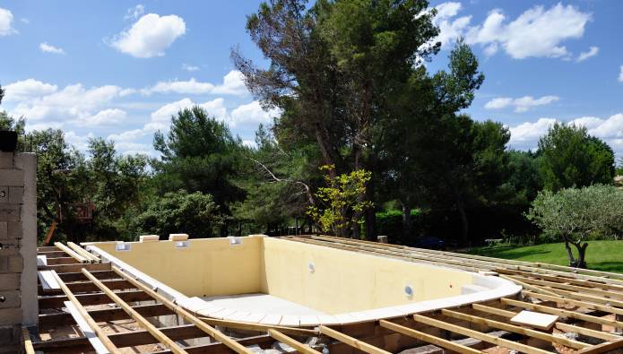 étapes de la construction d’une piscine