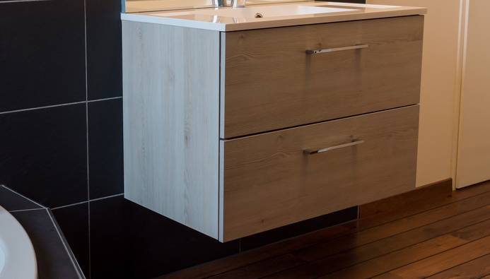 mobilier de rangement de sa salle de bain