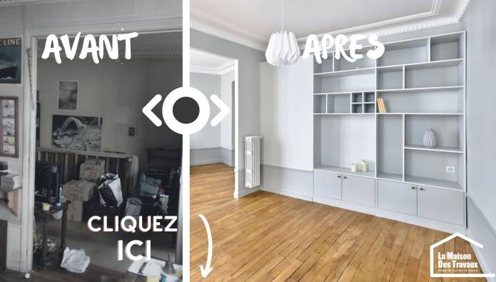 photo avant-après de rénovation intérieurs 1 - La Maison Des Travaux