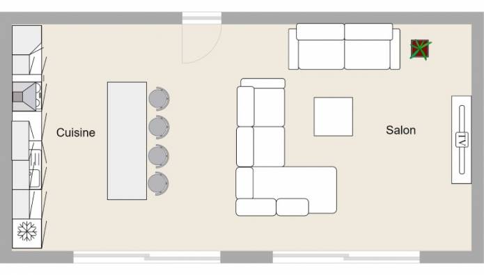 Aménager un salon rectangulaire - La Maison Des Travaux