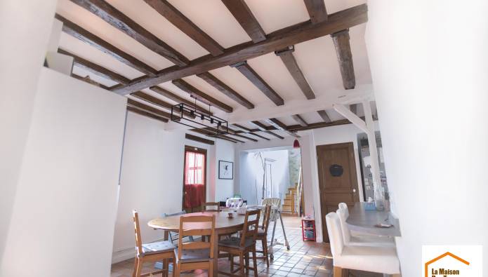 Restauration de plafond avec poutres apparentes à La Ferté-sous-Jouarre ...