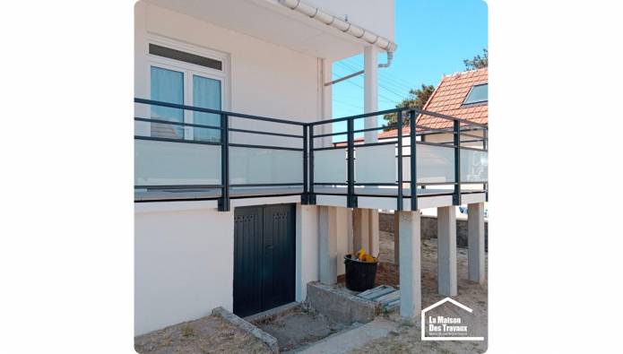 Rénovation d'une terrasse sur pilotis - Longues-sur-Mer 14400 - La ...